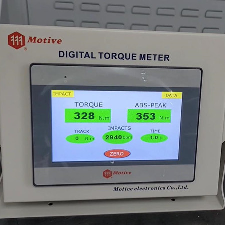 金華XJ科技公司采購(gòu)一諾Motive扭力測(cè)試儀測(cè)試沖擊工具